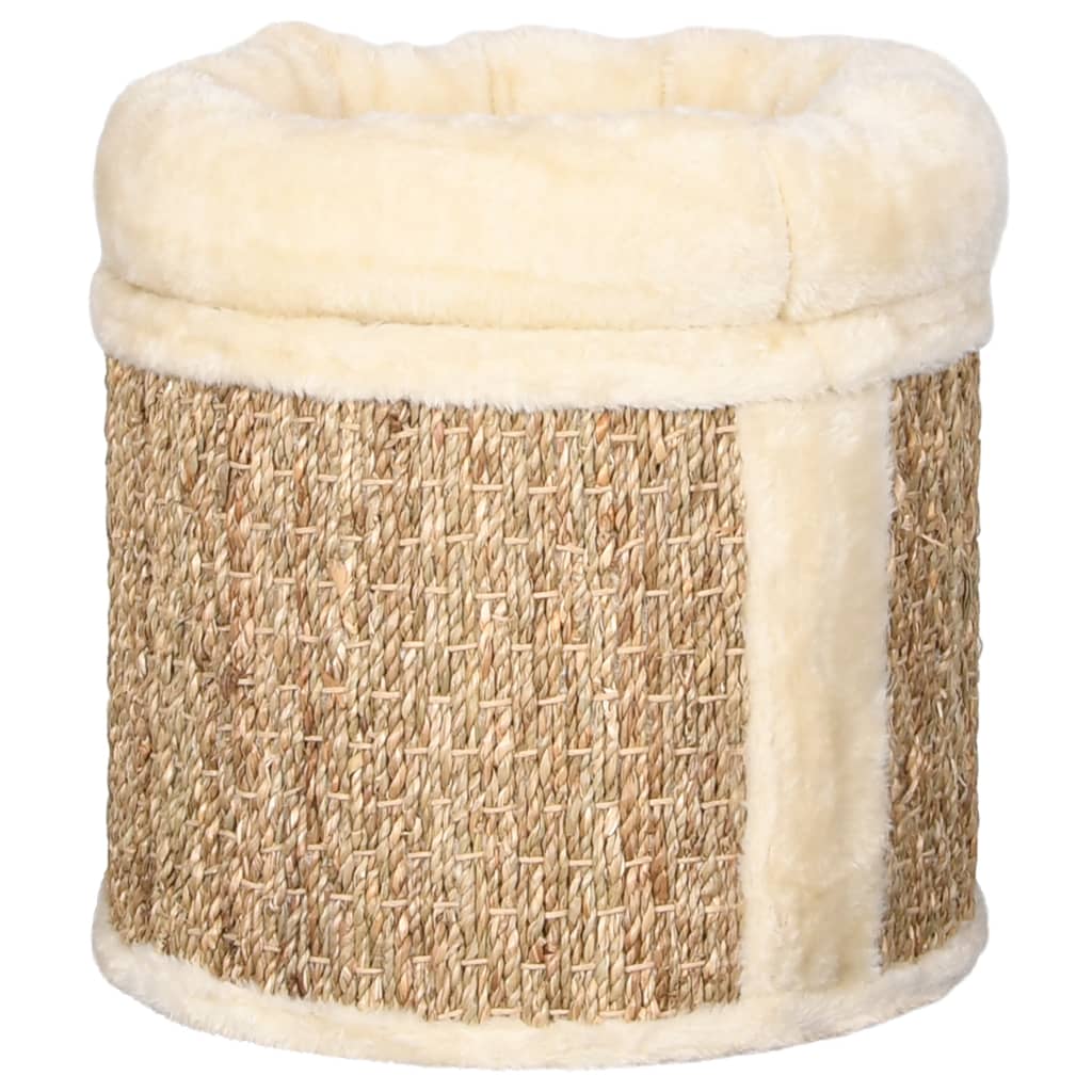 NNEVL Cat House with Luxury Cushion 33 cm Seagrass