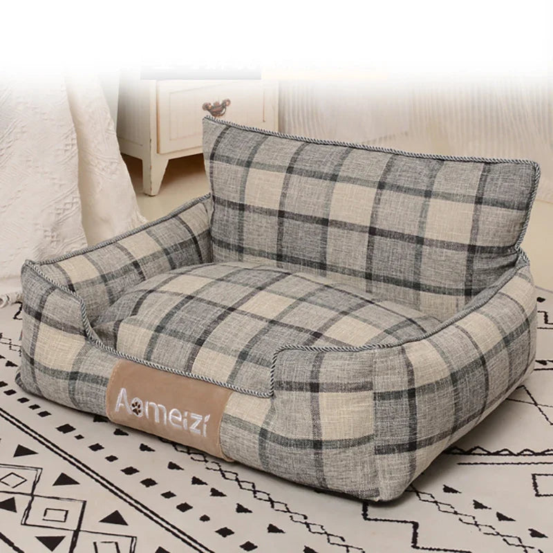 Big Dog Bed Removable Pet Sofa Bed For Small Medium Big Dogs Washable Cat House Mats Soft Pet Sleeping Beds Dog Accessories