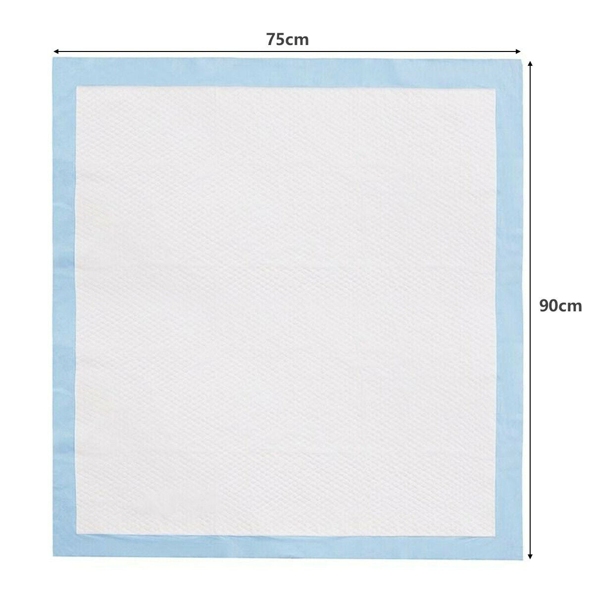 NNECW Pet Pee pads with 5-Layer Design of 4 Sizes-Size 4